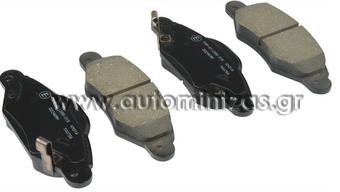 Τακάκια TOYOTA YARIS   FBP1419, MDB2609, 04465-0D010, 04465-0D040