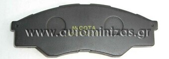 Brake pads ISUZU    94136642, 94467328, 8-94130-153-0, 8941336851, 8-94136-642-0, 8944608510, 8-94467-328-0, 94136642, 94460851, 36663, 301078, 50-09-901, 822-360-0, LP412, BP1302
