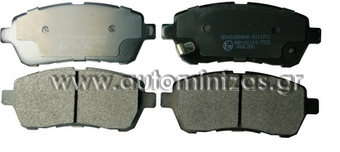 Brake pads DAIHATSU, FORD, MAZDA & SUBARU  FBP2113, MDB2875, 04465B1120, 04465-B1120-000, 04465B1190, 04465-B1190-000, 04465B1191, 04465B1320000, 04465-B1320-000, 1550219, 1855307, 8V512K021AA, 8V51 2K021-AA, 8V51-2K021-AA, 8V51-2K021-AA, 8V51-2K021-AB, 8V51-2K021-BA, 8V51-2K021-BB, 8V512K021CA, AY112K021CA, D6BC2001AA, ME8V5J 2K021-AA, ME8V5J2K021AB, DFY13329ZA, DFY13329Z, DFY1-33-28ZA, DFY13328ZA, DFY13328Z, 04465B1320, 5581068L00, 5581068L50, 5581071L50000, 5581071L51, DG803328Z