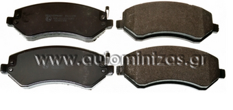 Brake pads CHRYSLER & JEEP  MDB2215, FBP4008, K05019985AA, KV1016349, KV1016349AB, 05019984AA, 05066427AA, 05096349AA, 5019985AB, 5066427AA, 5069201AA, 5069201AB, 5096349AA