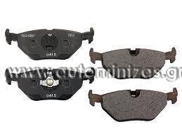 Τακάκια BMW    13046036052, 571527B, 571960B, 34211160340, 34211160341, 34211160533, 34211161455, 34211161456, 34211162447, 34211164501, 34211165233, 34211165235, 34216761238, 4047023033659, D6927567, E190R-01250/335, WVA20180, LP907, FDB850, 571527J, MDB1572, T1039, GDB1189