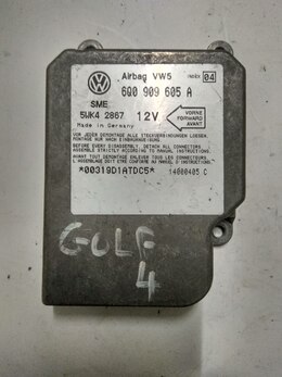 Εγκέφαλος αερόσακου VOLKSWAGEN GOLF  6Q0909605A, 5WK42867, 00319D1ATDC5, 14000405C