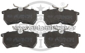 Τακάκια FORD    1075565, 1107698, 1425407, 1S4Z2200BA, 98AB2M008BA, 37101, 13.0460-2835.2, BA2208, 0986424472, 0986424472, 0986494011, P24047, BP2844, ADB0705, CBP0705, LP1316, DP1010.10.0816