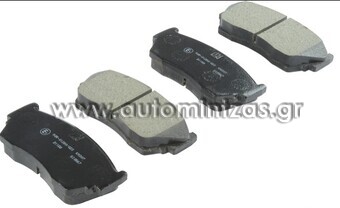 Brake pads NISSAN SUNNY   FBP1489, MDB1720, 41060-50Y90, 41060-50Y93, 41060-50Y94, 41060-60R90, 41060-60R91, 41060-62C90, 41060-63C90, 41060-63Y90, D1060-50Y90, D1060-50Y92, D1060-50Y93, D106M-50Y93, D1060-50Y94, DA06M-50Y93, 41060-50Y91, D106M-50Y94, D1060-50Y91, AY040-NS064, DA06M-S1826, DA06M-S1827