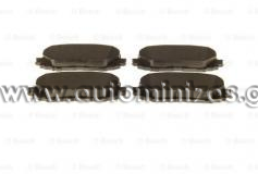 Τακάκια φρένων μπροστινός άξονας TOYOTA YARIS '05-'11, HKPTY127, 0446552270