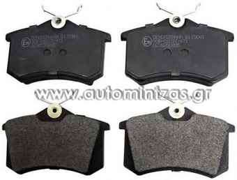 Τακάκια AUDI, CITROEN, RENAULT, SEAT, SKODA, VOLKSWAGEN   FBP1391, MDB1377, 36623,  AC465381D,  13.0460-2820.2,  1H0698451E,  BA2017, 571906B, 1013576, 026301, 05P634, 363702160345, 6492, 22-0100-1, 0263.01, MDB1377, 425056, 425108, BP456, 1501229986, 1H0698451C, 1H0698451E, 1H098451C, 1HO698451C, 1HO698451E, 1HO698451F, 1H0698451E, 571906S, GDB1121, 598180, 161698451D 191698451 191698451B 191698451C 191698451D 1H0690451 1H0690451A 1H0698451 1H0698451A, 1H0698451B, 1H0698451C, 1H0698451E, 1H0698451F, 1HO690451, 1HO690451A, 1HO698451, 1HO698451A, 1HO698451B, 1HO698451C, 1HO698451F, P3633.01, 20961.172.1