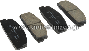 Brake pads MAZDA  MDB2309, FBP4052, GJYB-26-48Z, GGYM-26-48ZA, FA67-49-280, B6Y8-26-43ZA, B6Y8-26-43Z, GEYC-26-43Z, GEYC-26-43ZA, GEYC-26-43ZB, GEYC-26-48ZB, GGYB-26-48Z, GGYM-26-43Z, GJYA-26-43Z, GJYA-26-48Z, GJYB-26-43Z, GGYB-26-43Z, FDY1-26-43ZA, FDY1-26-43Z, FB71-26-28ZA, FB71-26-28Z, FB06-49-290B, FB06-49-280, GJYB-26-43ZA, GJYB-26-48ZA, GJYA-26-43ZA, GJYB-26-48Z 9C, GGYM-26-48Z9C, GS39-26-23Z, B6Y8-26-48Z, FB06-49-280A, FA67-49-230, G0YK-26-43ZA, FBY1-26-48Z, FDY1-26-48Z, GEYT-26-48Z, GGYM-26-48Z, GEYC-26-48Z, GEYC-26-48ZA, GEYT-26-43Z, GGYM-26-48ZA9C, GJYA-26-48ZA, GJYB-26-48ZA9C, GS39-26-43Z