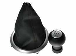 SUZUKI SWIFT/ SX4 '05-'13 GEAR LEVER KNOB-BUBBLER 5 SPEEDS SILVER - 'T' TYPE