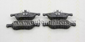 Τακάκια RENAULT  MDB2883, FBP1414, 13.0460-7221.2, 12-1264, 16672, FDB1866, 344.1, MDB2883, 223956, T1693, BP1643, 0962.10, 410601237R, 7701209100, 7701209670, 7711130086, 2962.10, 2453501, 40T1693, 414-1866, 5710476070012, FDB1866, 344.1