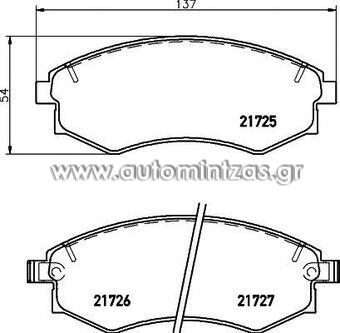 Τακάκια HYUNDAI & KIA   MDB1488