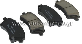 Brake pads TOYOTA COROLLA   FBP1502, MDB2257, 04465-02061, 04465-02130, 04465-YZZDC