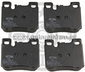 Τακάκια MERCEDES  0024200020, 0024200120, 0024200999, 36498/2, 13.0460-3503.2, 13.0460-3504.2, 0986424358, F026000062, P50012, BP2631, ADB0167, CBP01067, LP947
