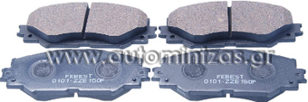 Τακάκια φρένων μπροστινός άξονας TOYOTA AURIS '06, RAV-4 '05, HKPTY121, 0446512610