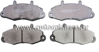 Τακάκια FORD TRANSIT  MDB1558, FBP4032, 1502951, 1134158, 1301589, 5028763, 6197738, 6965579, 7018202, 92VB2K021AB, 92VB2K021AC