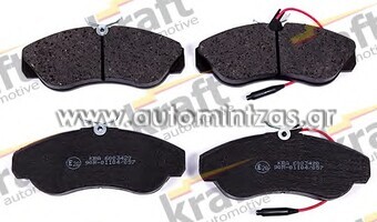 Τακάκια CITROEN, FIAT & PEUGEOT    425119, 4251-19, 425452, 4254-52, 77362209, 9945810, 71752993, 425118, 4251-18, C1F030ABE, 13.0460-2977.2, BA2046, PA1043, B110114, B1.G102-0302.2, 6111061, 048702, 6003420, 363702160302
