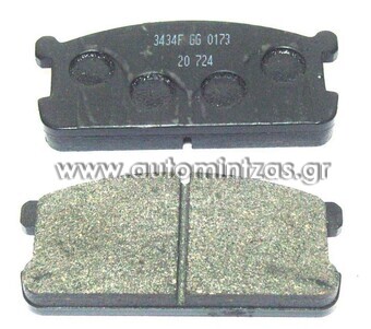 Τακάκια MITSUBISHI    PAD366, 572216B, 0986467241, PA349, ADB0270, LP286, 12-0192, EDB230Z, FDB230, 3153, 2150, 180286, 2840801, MDB1186, MB151323, MB151324, MB193216, MB277192, VBP271, T0863, DB230, BP271, 010600, 10010 16.0, 210600, 428681, 293, GDB194, GBP610, 598220, 3246