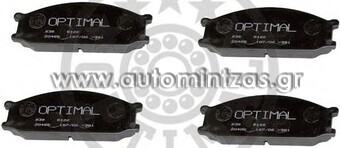Τακάκια  MITSUBISHI   20851, A-90K, 572337B, ADC44206, 0986468511, 468511B, LP280, HP2155T, HP2155, RS6390, J3605006, 140331, 572337J, MB150804, MB377820, MB150824, 9273, 439981, GDB204, 551661