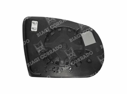 JEEP CHEROKEE '14 -'17 / COMPASS '17 MIRROR CRYSTAL (ASPHERIC, HEATED, BASED, CHROMIUM) LEFT