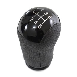 Πόμολο λεβιέ ταχυτήτων FORD FOCUS '03-'08/ MONDEO '03-'05 μαύρο 6 ταχύτητες (μακρύς λαιμός). 1308229