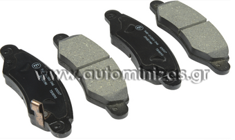 Brake pads OPEL, SUBARU & SUZUKI  MDB2709, FBP4096, 93173148, 9194893, 9214424, 9214835, 92 12 697, 09194893, 09214835, 09212697, 09214424, 4704578, 4706748,  1605976, 4706835, 55200-83840, 55200-83840-000, 55810-83E00, 55810-83E00-000, 55810-84E01, 55810-84E01-000, 55810-83E00-DOT, 55810-84E00-000, 55810-83E10-000, 55810-83E00-B00, 55810-83E00-DOM, 55810-84E00