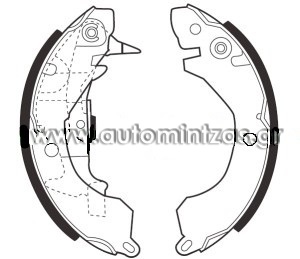 Σιαγώνες Mitsubishi & TOYOTA  K-6674, K6674, 04494-26070, 04494-30011, 04494-30010, 04496-30011, 04496-30010