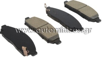 Τακάκια NISSAN NAVARA  MDB2715, FBP1460, D1060-ZP00A, D1060-ZP00C, 41060-EA025, 41060-ZP00B, 41060-ZP025, D1060-EB70A, D1060-JR70A, 41060-ZP00A, 55210-82Z00, 55210-82Z20