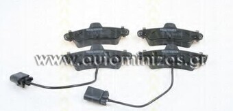Brake Pads Set FORD     1088938, 1129886, 1129986, 1204852, 1500667, 1500668, 1504143, 1521414, 1672938, 6669779, 6669780, 7153476, 7153477, XS7J2M008BA, XS7Z2200AA, XS7Z2200BA, PAD1291, BBP1437, PA987, 822-143-0K, DBP240913145.0W, BL2370A1, 6111123, 180919, JCP913