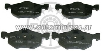 Brake pads FORD & MAZDA    4096346, 4099896, YL8Z2001BA, YL8Z2001BA, EC253323ZA, EC253323ZB, 12129, PRP1045, BP1408, RB1532, 0802.00, 2378701, 811010571, 625.0, GDB1497, 626.1091