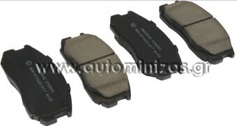 Τακάκια MITSUBISHI & PROTON  36772,  36772OE, C15032ABE, AC058932D,  AC460181D, 1832RB, PAD722, PAD913,  5005528, C00302J, C00304, 0986460980, 0986495030, 0986AB2315, 0986AB2772, 0986TB2650, LP736, 20955, 21650, MB699463, MB699464, MB699473, MB699474, MB928461, MB928816, MB928817, MB950554, MB950555, MN102605, MR249779, MR389507, MR389508, MR389509, MR389510, MR389511, MR389512, MZ690000, MZ690330, X3511001, 9714, MB699463E, MB699463R, GDB1129, GDB3046, 551771, 598626, P257300, P257310