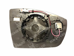 CRYSTAL MIRROR FORD C-MAX '10 / GALAXY '06 -'15 / KUGA '08 -'16 / KUGA '16 / S-MAX '06 -'14 / ECOSPORT '14 (HEATED, BASED, CHROMIUM) BLIND SPOT RIGHT