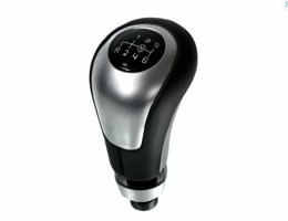 GEAR KNOB MERCEDES B-CLASS W246 '11-/ GLA 156 '13/ A-CLASS W177 6 SPEED - LEATHER/ SILVER