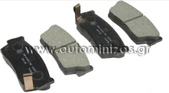 Τακάκια SUZUKI   55200-60810, 55200-60811, 55200-60820, 55200-60821, 55200-60A41, 55200-61870, 55200-63810, 55200-63811, 55200-63810-DOM, 55200-63810-DOT, 55200-60A40-000, 55200-60831-000, 55200-60A42-000, ASN-205, 36675, K012-09, ADK84202, 16656, J360I06, 84916656, WG1435923