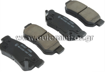 Τακάκια HYUNDAI & KIA   MDB2036, FBP1117, 58302-1CA00, 58302-17A00, 58302-1CA10, 58302-3KA60, 58302-26A00, 58302-3KA30, 58302-26A20, 58302-26A30, 58302-2EA30, 58302-2GA00, 58302-2HA00, 58302-38A10, 58302-38A20, 58302-38A30, 58302-39A40, 58302-3AA20, 58302-3KA40, 58302-3KA50, 58302-3CA20, 58302-3CA10, 58302-1FE00, 58302-26A10, 58302-2EA00, 58302-3FA00, 58302-3FA10, 58302-3KA51, 58302-3KA10, 58302-1FA50