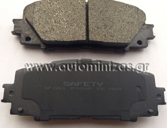 Τακάκια φρένων μπροστινός άξονας TOYOTA YARIS '06, HKPTY113, 0446552180