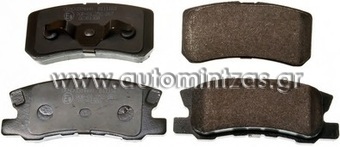 Τακάκια MITSUBISHI PAJERO   MDB2080, FBP4124, 9173, 9192,  55-05-505, ADC44121, ADC44124, F026008014, 153265, 8DB355009691,  GF-505AF, BS6417, KBS6401, MRS2507, MDB2080, MB858926, MN102646, MR129850, MR485638, MR586653, BSA218500, BB7560, PRS0291, 80916583, 2358202, 064177, GS7231, GS8479, GS8494