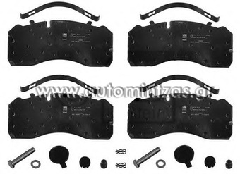 Τακάκια IVECO, MAN & MERCEDES-BENZ   FBP4147, 29093 /29145 (WVA), 2992336, 2996468, 81508206022, 81508206608, 0024207920, 0024207820