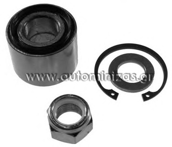 Wheel Bearing Kit RENAULT   3738.03, 7903066159, BK498, 52747-28000, MB242953, MB584600, MR333394, 40214-00QAA, 40214-50A10, 40214-AX200, 43262-00Q0B, 43262-00QAA, 43262-1HA0A, 43262-1HA1A, 43262-AX000, 43262-AX06C, 702352, PW828016, 7701463523, 7703034250, 7703090313, 7703034118, 7703066035, 5519, 26683, GHK1374, 30870423, 30873324,  VKBA 969, VKBA3525