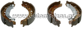 Σιαγώνες φρένων σετ CITROEN C2 '03, C3 '02, PEUGEOT 1007 '05, HST-CT-019, HSTCT019, 4241L0