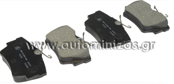 Brake pads FIAT, NISSAN, OPEL & RENAULT  MDB2258, FBP4040, 6000620052, 44060-00QAF, 77010-54772, 77010-50918, 93173646, 4414520, 93192389, 1605199, 9199262, 4414029, 77010-54772, 77010-50918, 440607091R
