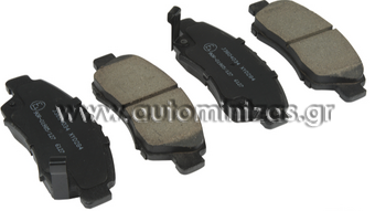 Brake pads HONDA CIVIC  MDB1615, FBP2032, 45022-S04-505, 45022-S04-E50, 45022-S04-J00, 45022-S04-G00, 45022-S04-J01, 45022-S04-G02, 45022-S04-J02, 45022-SAA-E50, 45022-SAA-E51, 45022-SAA-G00, 45022-SO4-G00, 45022-SR3-G00, 45022-SR3-G01, 45022-S04-G01, 45022-SR3-V11HS, 45022-SR3-V10HS, 45022-S04-506, 45022-SR3-G01HS, 45022-SR3-G00HS, 45022-SR3-000, 06450-S5A-010, 45022-SAA-900, 45022-ST7-J02, 45022-S07-030, 45022-S04-020, 45022-S04-000, 45022-S04-010, 45022-S07-010, 45022-S07-020, 45022-SEL-T02, 45022-ST7-J00, 45022-ST7-J01, 06450-SEL-T00, 06450-SAA-G00, 45022-SAA-901, 45022-S5A-010, 06450-SEL-T01, 45022-SEL-T01, 06450-SAA-E50, 45022-S04-G03, 45022-SR7-000, 45022-SR7-010, 45022-ST7-408, 58600-52620, 58600-52630, 58600-52640, 58600-92080, 58600-92090, 58600-95760, 58601-43940, 58601-48350