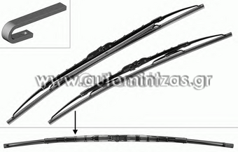 Wipers  MERCEDES-BENZ, PORCHE, VOLVO & VW   3397001802, 801S, 9XW862743801, 116191, 116612, 116619, 574136, 574158, 574192, 576104, ASC6055/B02, DM-653, DMS-560, 9416-9421, ESTOCADA9416, ESTOCADA9421, BO339700010802