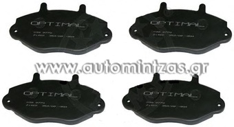Brake pads FORD TRANSIT   MDB2001, FBP2019, 55495949, 571746B, 571746X, 0986424492, 0986494289, LP1418, 1074972, 1134159, 1301592, 21469, 5028740037617, 9770, 239200, 239202, 2146902, GDB1080, GDB1573