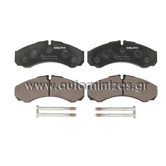 Τακάκια IVECO & RENAULT TRUCKS    P56069, PA6017, LP1616, FCV1102, 141208, 1906401, 2992339, 2996535, 42470846, 2935709560, 05P684, GDB1345, MDB2026, WVA29121, GDB1345, 291212001