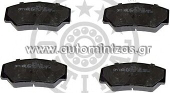 Τακάκια FORD  5023486, 6150947, 6184245, 6189145, 86VB2K021AA, 86VB2K021CA, 86VB2K021DA, 9428, BP406, RB0542, RA0317.0, 0206.00, SP206PR, 31274, 571336S, 2114103, 058.0
