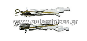 Σετ επισκευής σιαγώνων φρένων PEUGEOT 107 '05, 1007 '05, CITROEN C1 '05, C2 '03, C3 '02, DACIA SANDERO '08, HSR-PE-000, HSRPE000