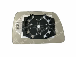 MIRROR GLASS BMW X3 E83 '04 -'10 (ASPHANIOUS, HEATED, BASED, CHROME) RIGHT