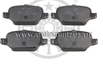 Τακάκια ALFA ROMEO, FIAT & LANCIA    77362275, 77362675, 77363341, 9949332, 9949334, 9951222, 9948338, 9949334, 12115, BP1222, RB1502, RB1502-703, RB2037, RB2037-203, 23517
