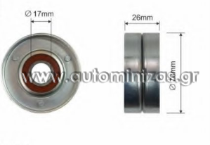 Τεντωτήρας ιμάντα OPEL ASTRA G, ASTRA H, COMBO, COMBO TOUR, CORSA C, MERIVA, RNK-PL-013, RNKPL013, 1204853