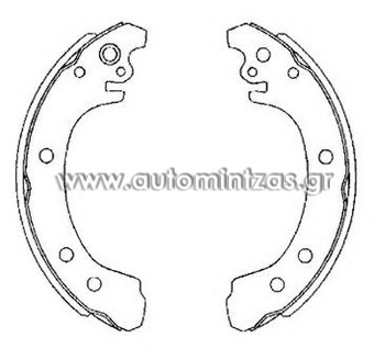 Brake Shoe Set   2064, 84064, 115.328, 84064